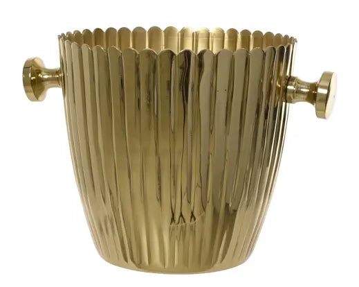 Secchiello Porta Ghiaccio Glacette Natalizia Colore Oro Gold | Kaemingk Secchiello Porta Ghiaccio Glacette Natalizia Colore Oro Gold | Kaemingk